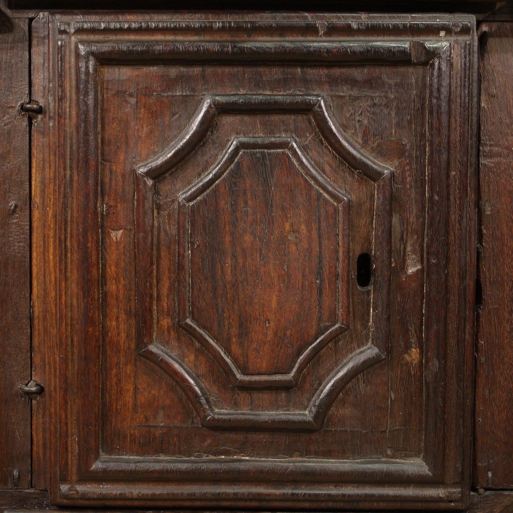 Piccola credenza in legno in stile Luigi XIV-photo-3