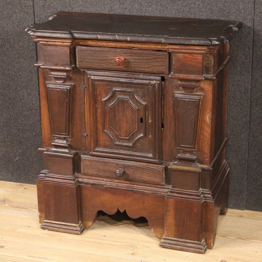 Piccola credenza in legno in stile Luigi XIV-photo-1