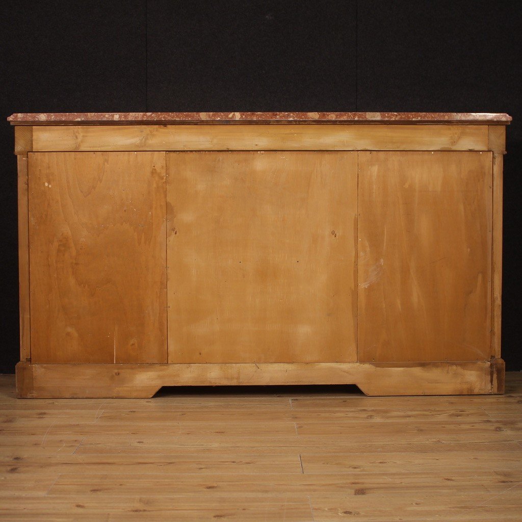 Grande credenza intarsiata in stile Napoleone III-photo-6