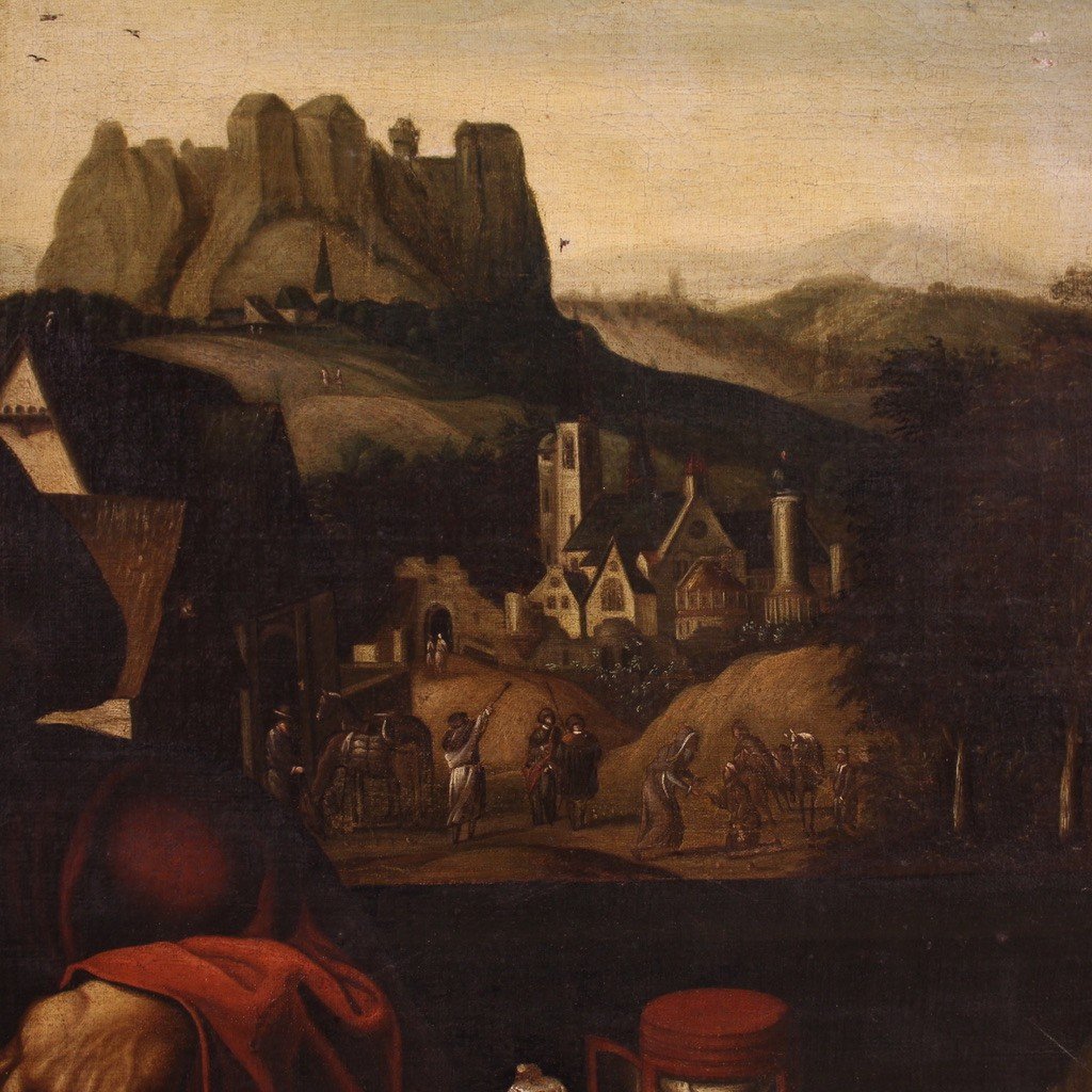 Scuola fiamminga del XVII secolo, San Girolamo nello studio-photo-3