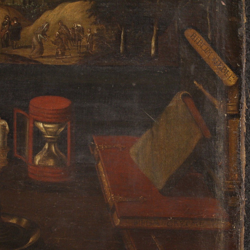 Scuola fiamminga del XVII secolo, San Girolamo nello studio-photo-6