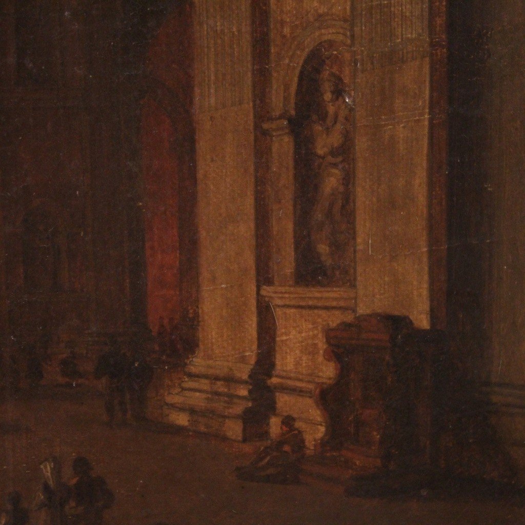 Louis Jean Desprez, veduta dell'interno di San Pietro del XVIII secolo-photo-6
