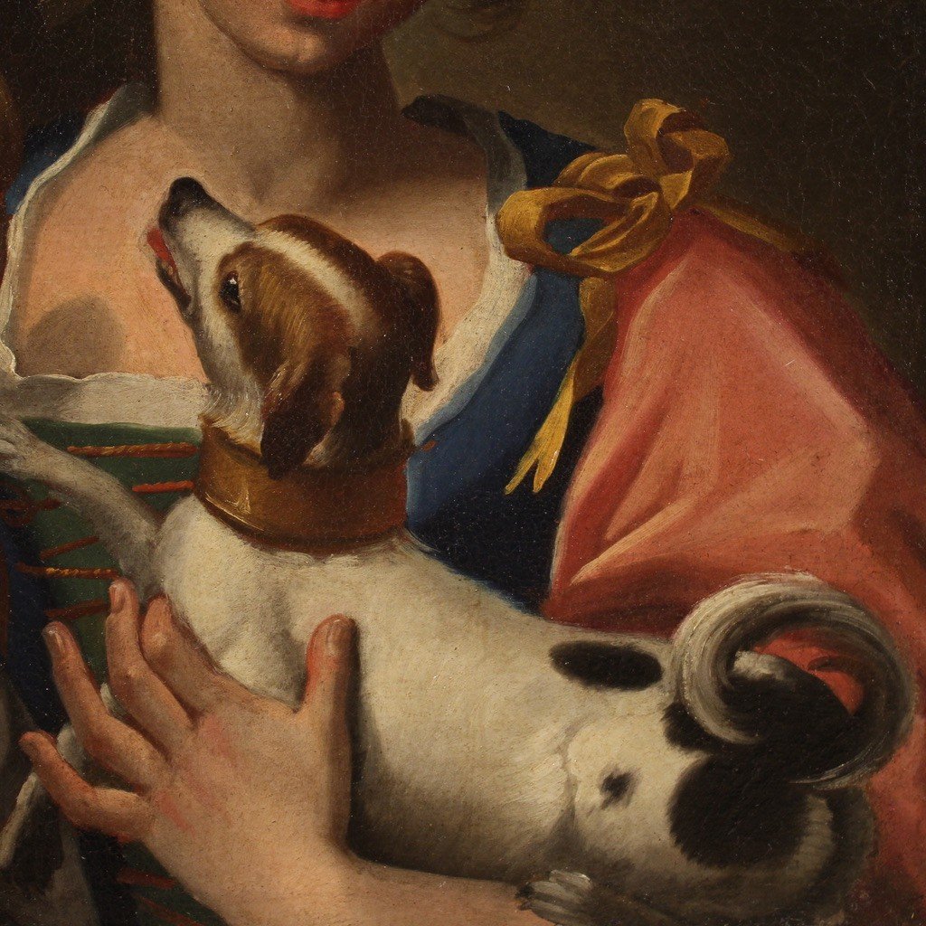 Coppia di quadri italiani con figure di carattere del XVIII secolo-photo-4