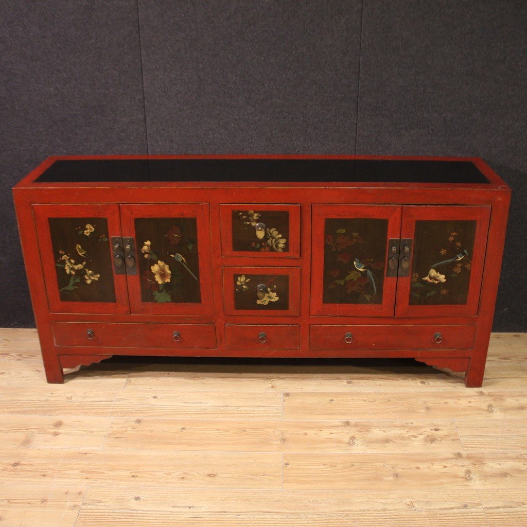 Grande credenza orientale del XX secolo-photo-2