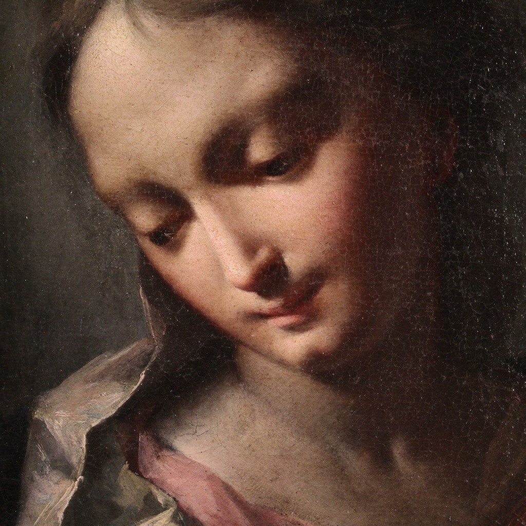 Splendida Madonna del XVI secolo, dipinto di scuola emiliana-photo-8