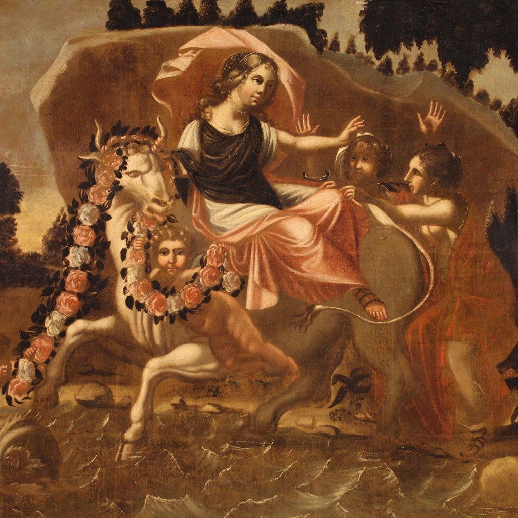 Dipinto mitologico del XVII secolo, Ratto di Europa