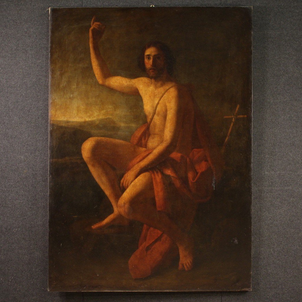 Grande quadro italiano del XIX secolo, San Giovanni Battista