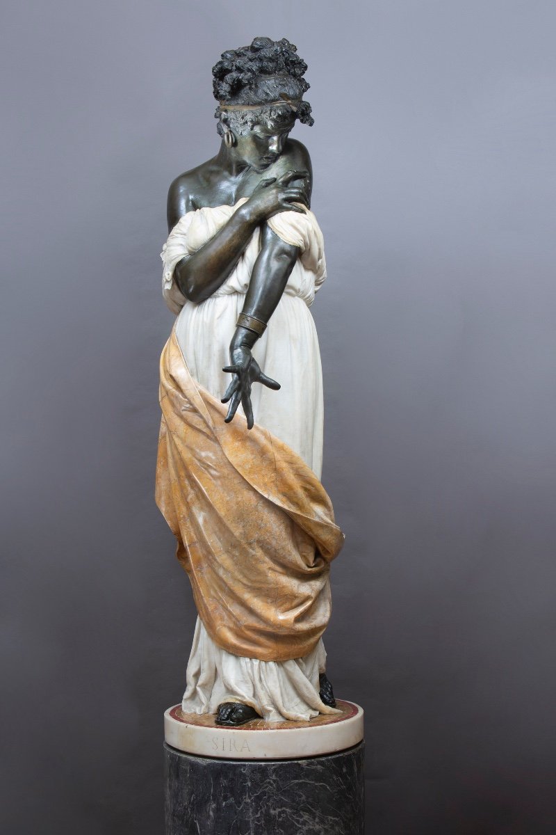 Scultura di Alessandro Rondoni (1841-??),"Sira"