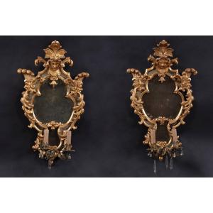 Coppia di specchiere del XVIII secolo