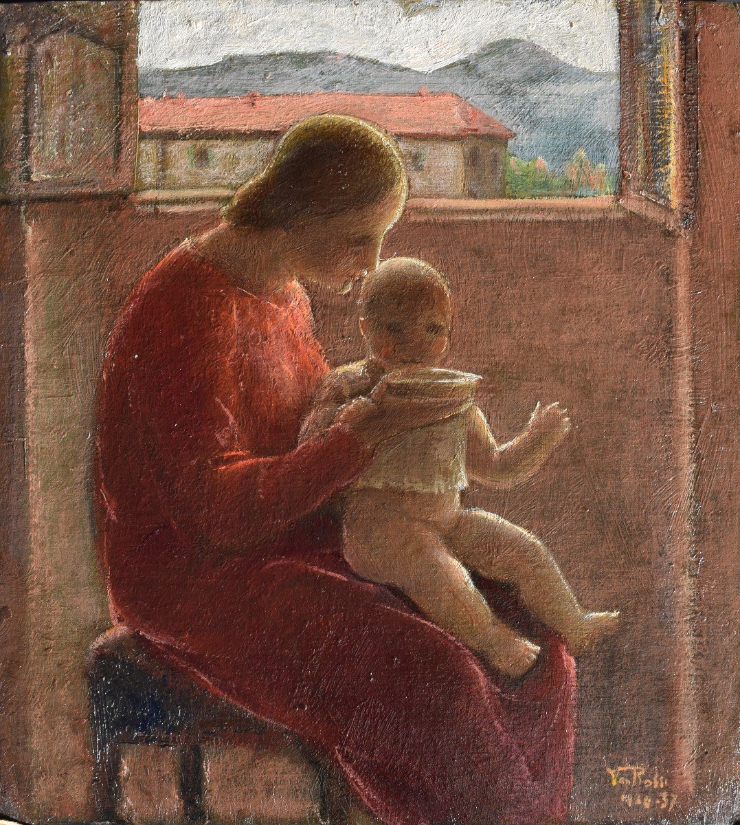 Vanni Rossi (Ponte San Pietro 1894 – Milano 1973), Maternità (1928 – 1937)