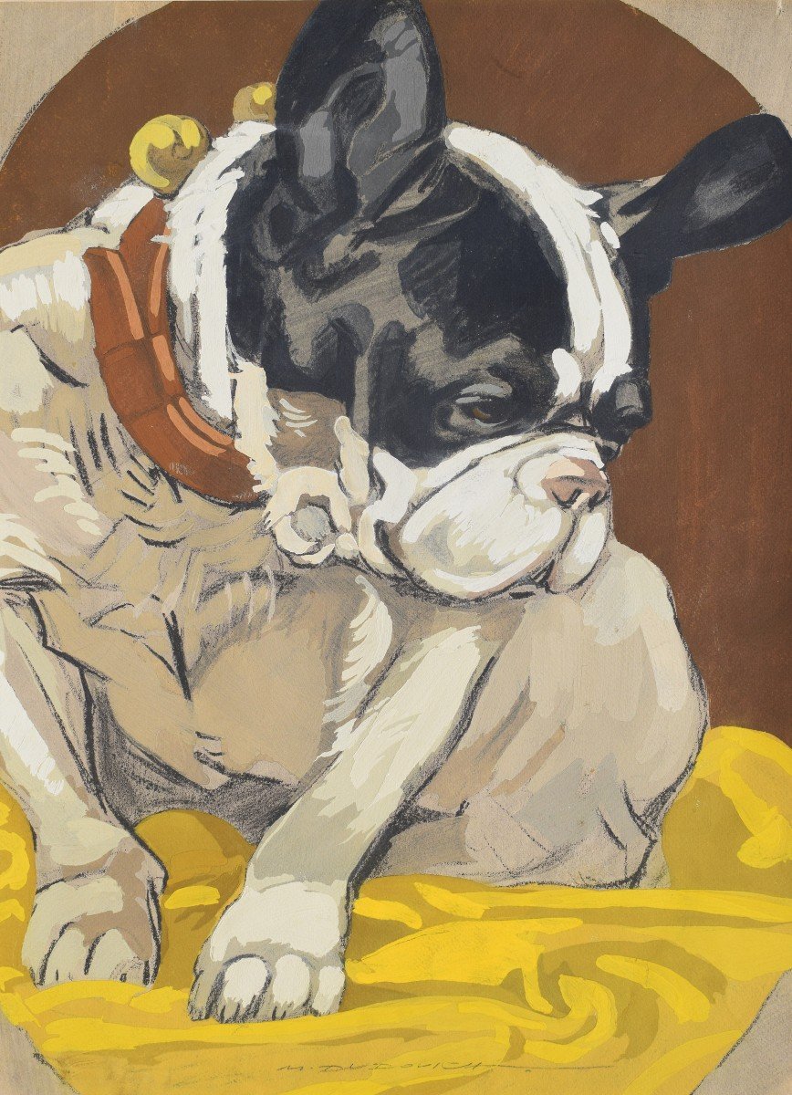 Marcello Dudovich (Trieste 1878 – 1962), Bulldog francese