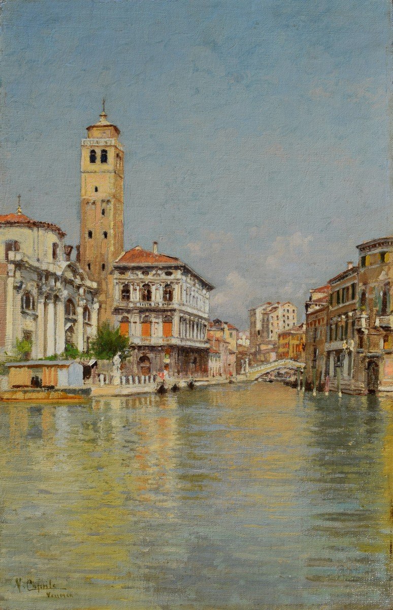 Vincenzo Caprile (Napoli 1856 – 1936), Palazzo Labia, Canal Grande, Venezia