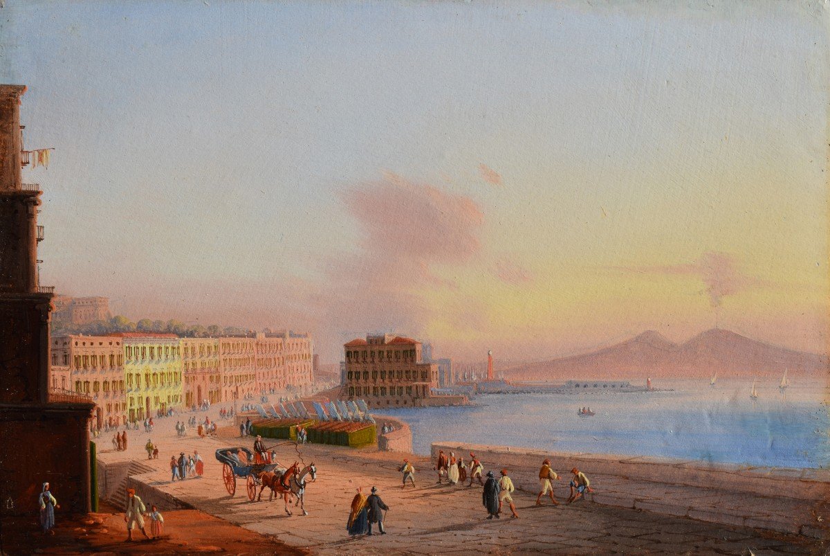 Salvatore Candido (Napoli 1798 – 1869), Santa Lucia, Napoli