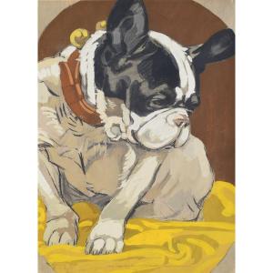 Marcello Dudovich (Trieste 1878 – 1962), Bulldog francese