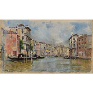 Antonio Reyna (Coin 1859 – Roma 1937), Il Canal grande