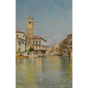 Vincenzo Caprile (Napoli 1856 – 1936), Palazzo Labia, Canal Grande, Venezia