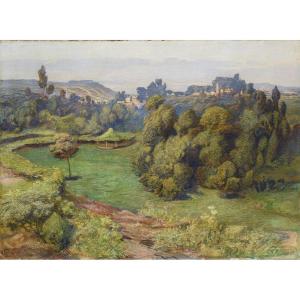 Giuseppe Cellini (Roma 1855 – 1940), Paesaggio portoghese