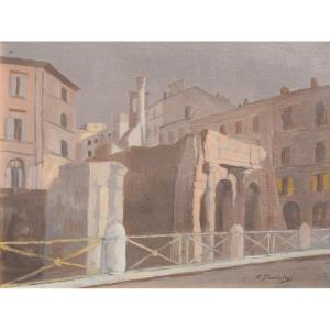 Francesco Trombadori (Siracusa 1886 – Roma 1961), Vico Jugario prima delle demolizioni