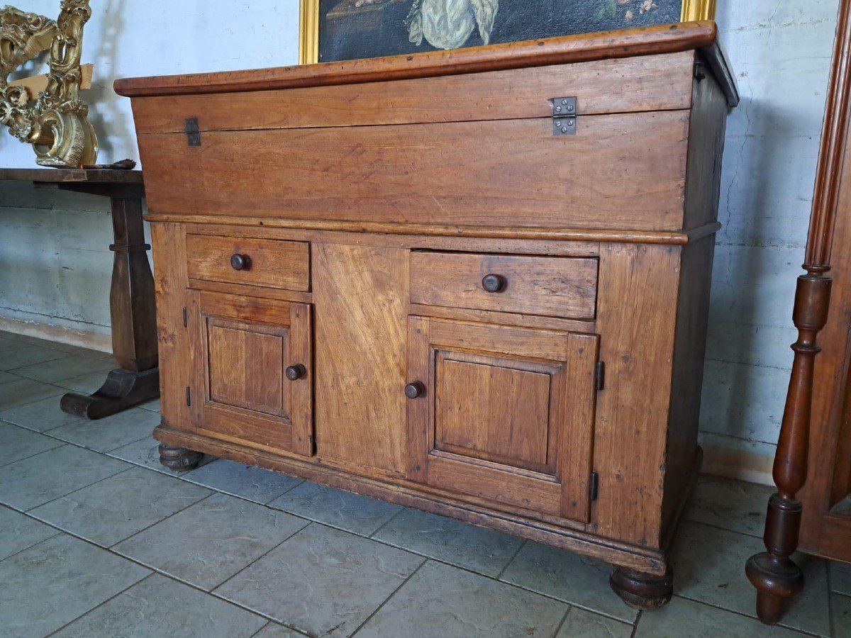 Credenza madia toscana in pioppo-photo-3