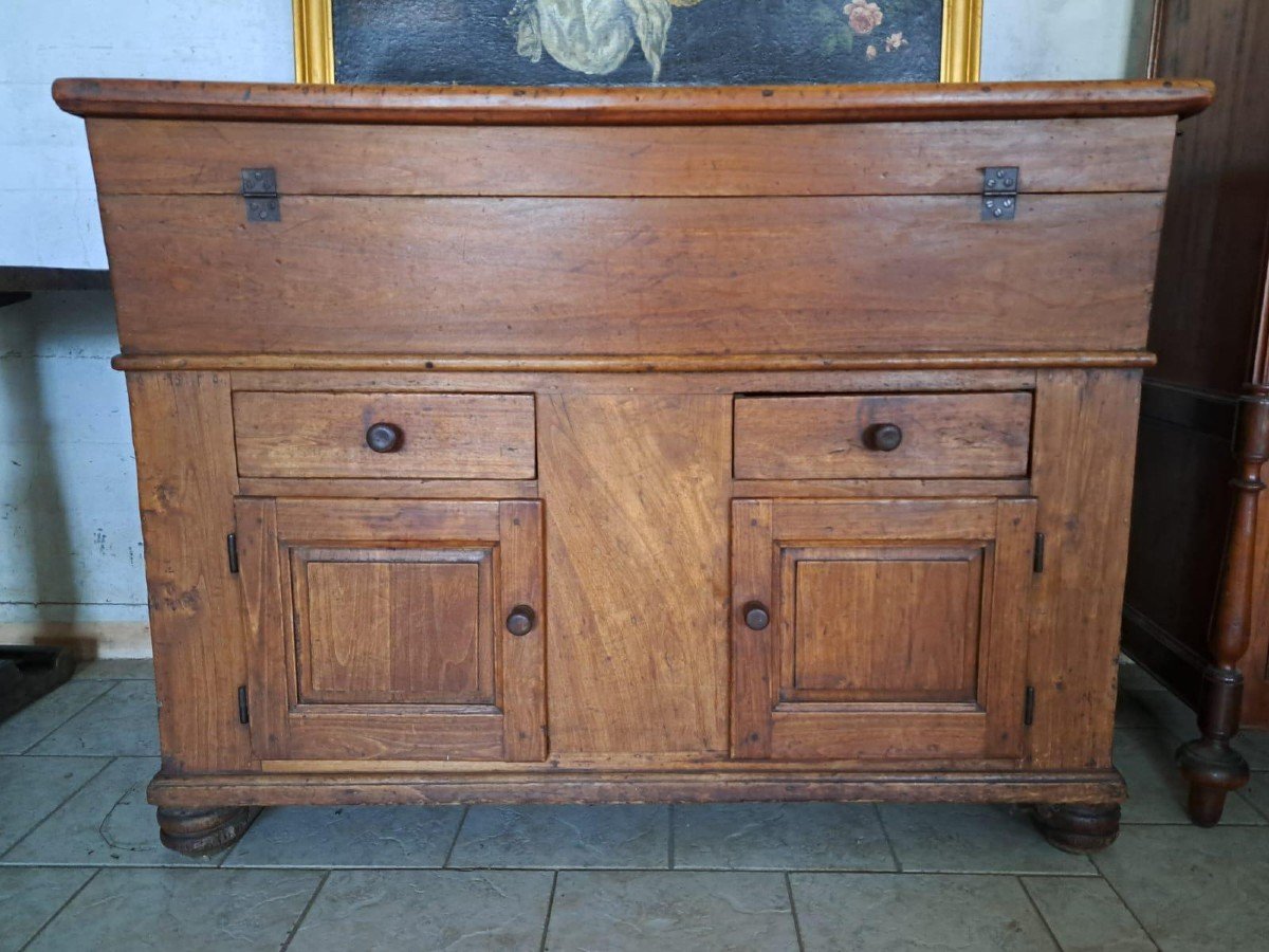 Credenza madia toscana in pioppo-photo-2