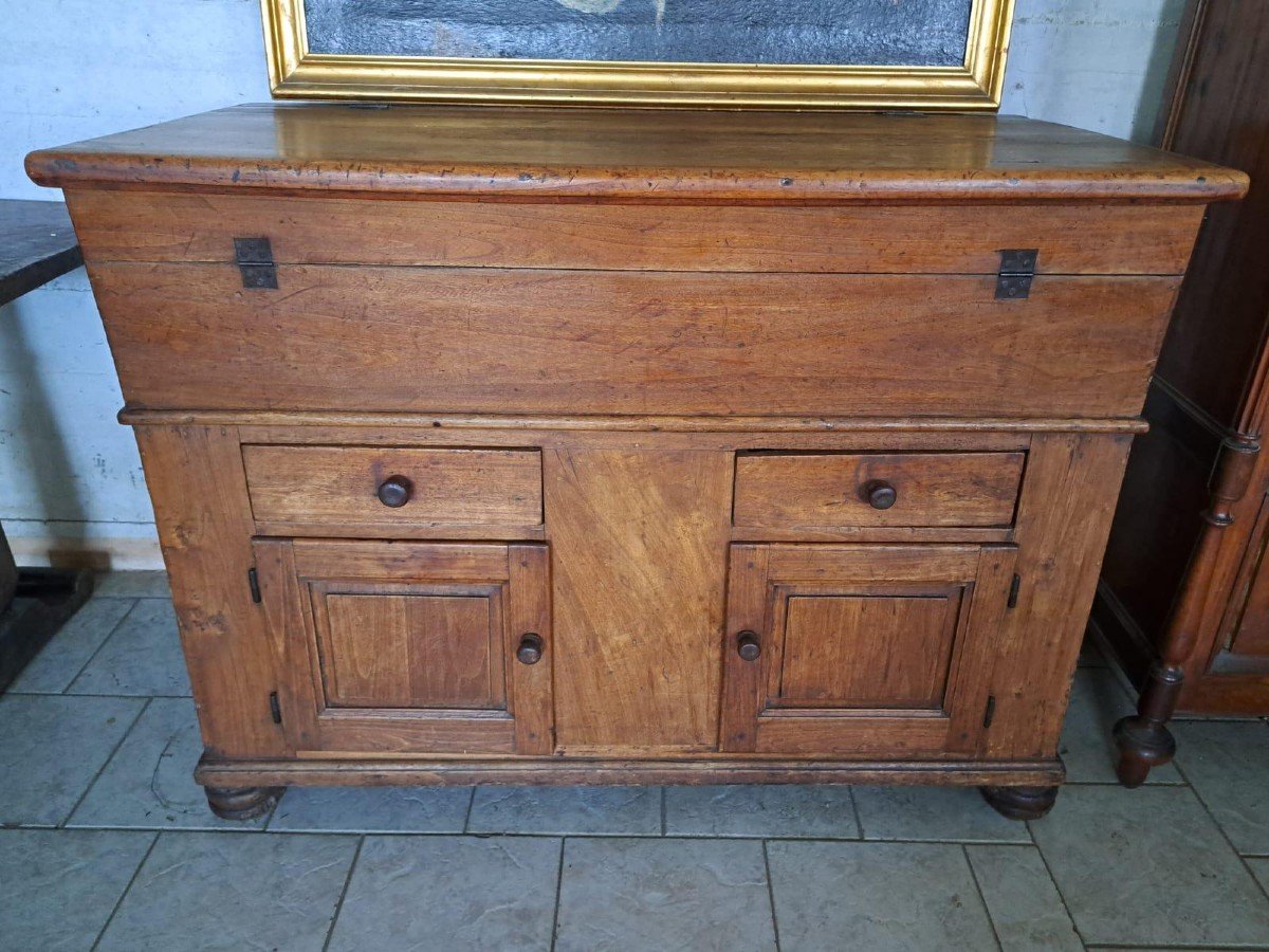 Credenza madia toscana in pioppo-photo-3