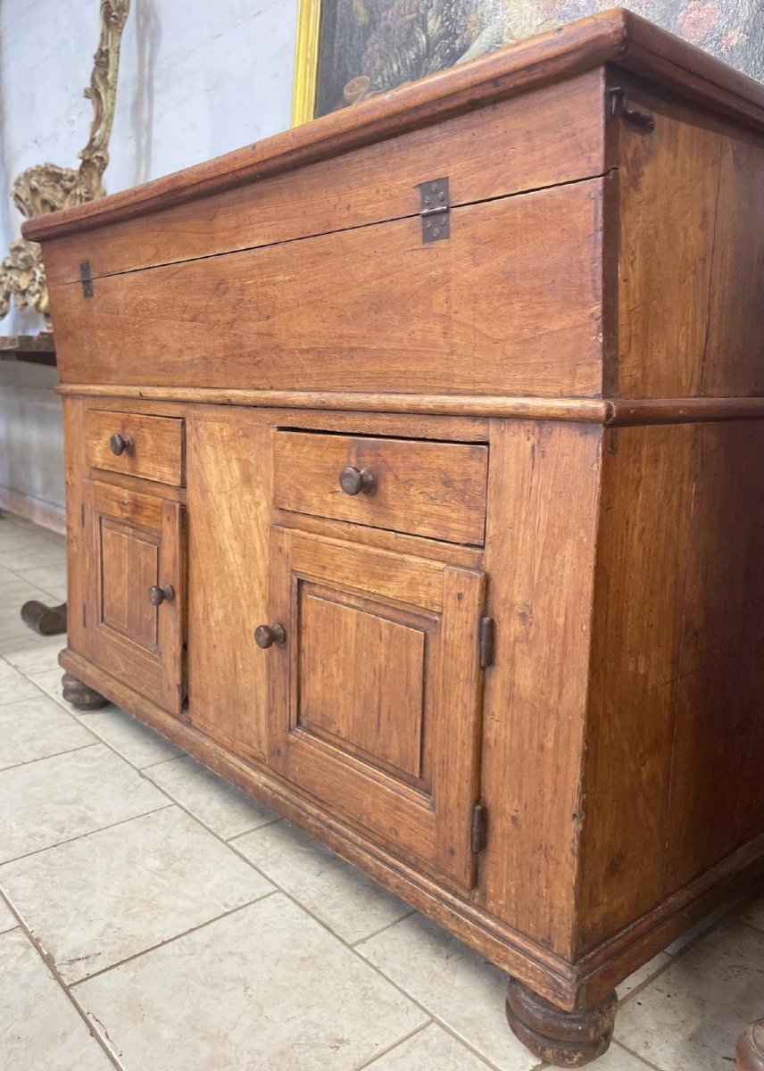 Credenza madia toscana in pioppo-photo-6