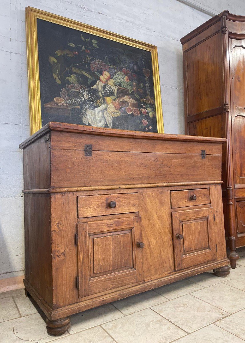 Credenza madia toscana in pioppo-photo-7