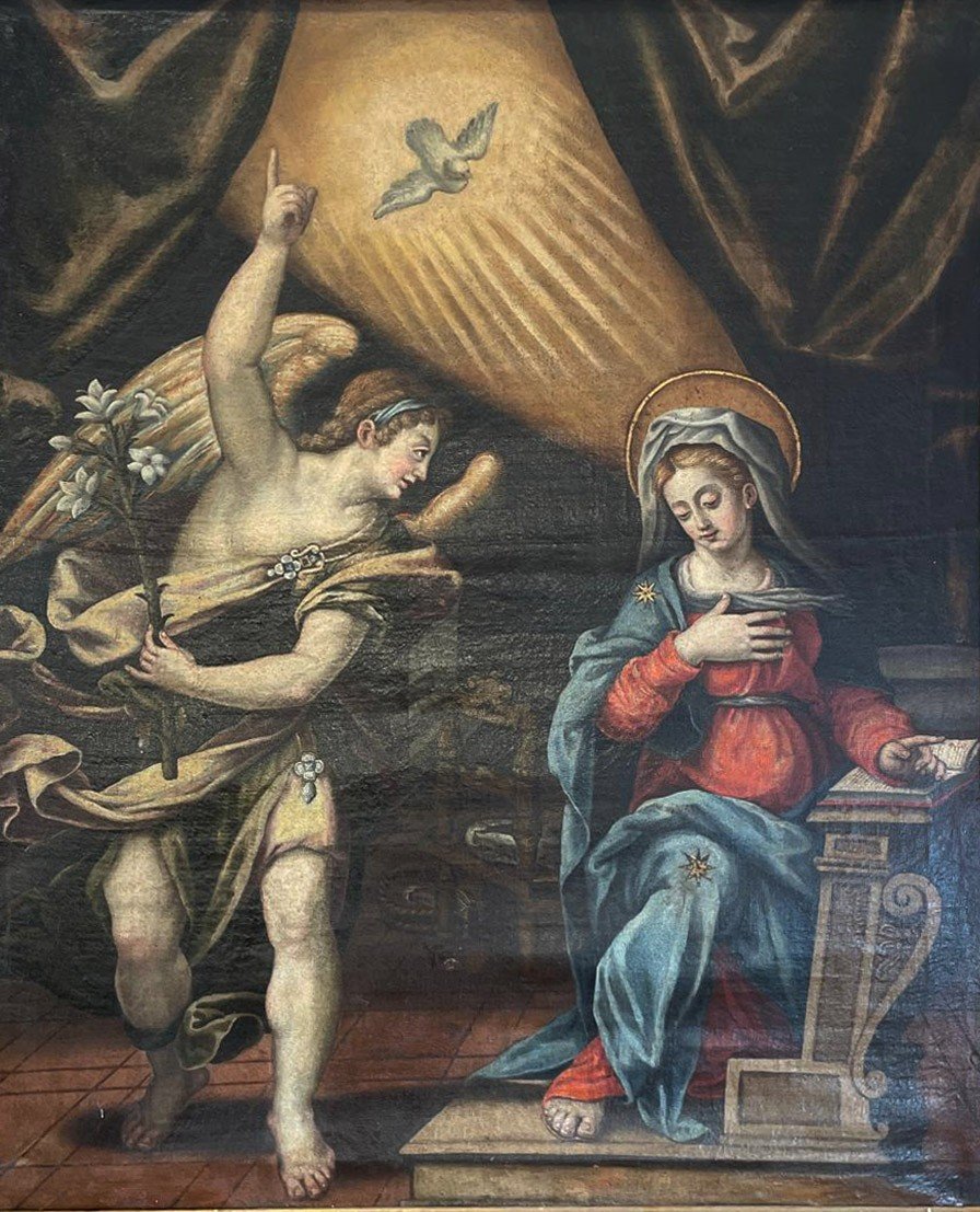 Annunciazione, scuola romana del 1600