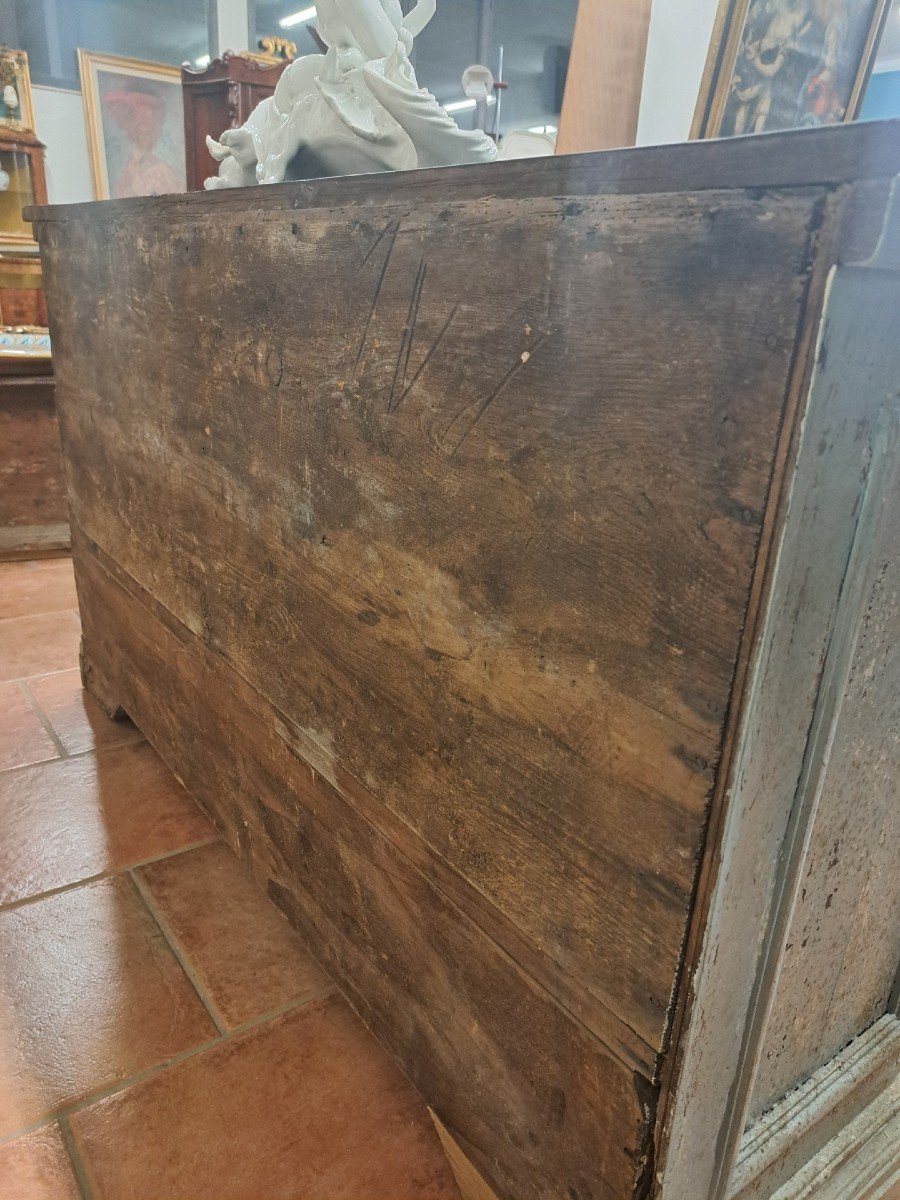 Credenza dipinta a due porte-photo-2