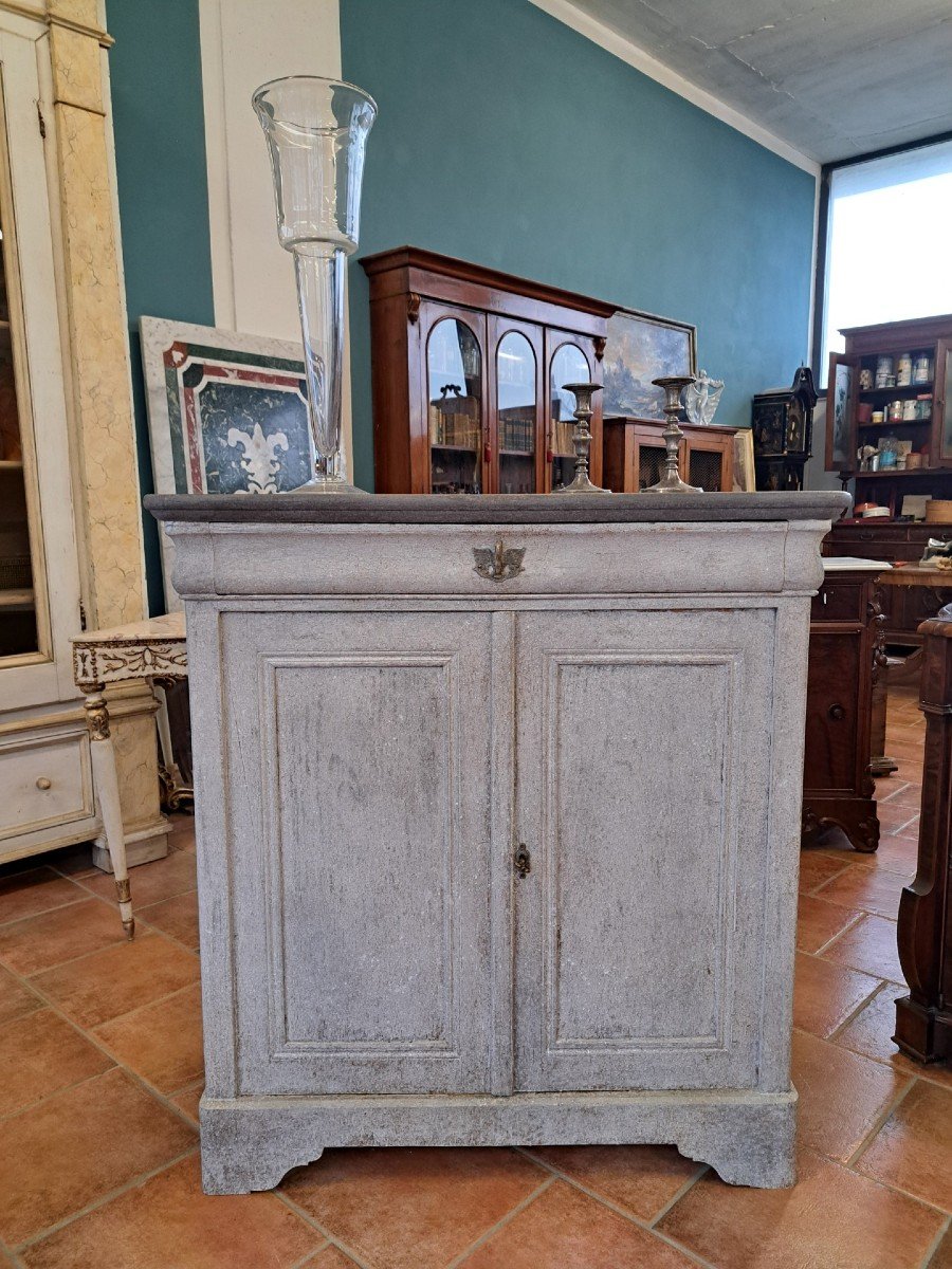 Credenza dell'Ottocento dipinta-photo-6