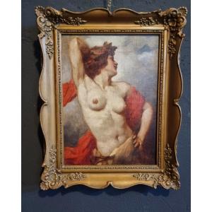 “La Donna Sensuale”: Un Olio su Tela del Fine ‘800
