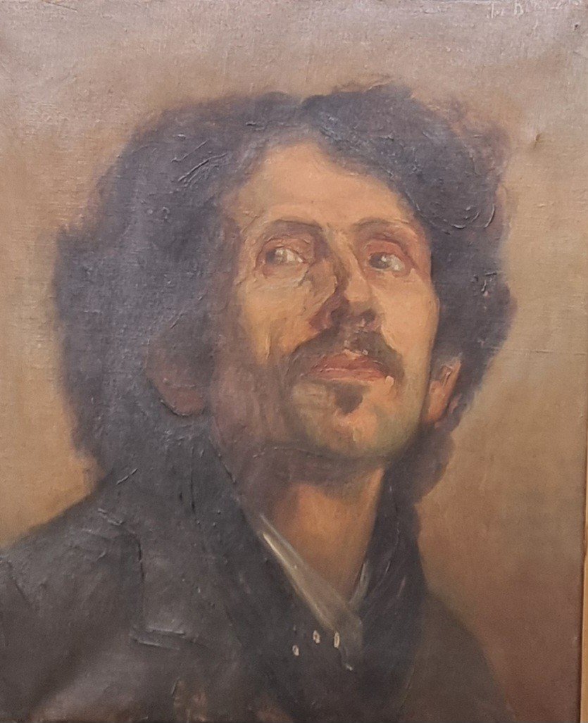 Ritratto di personaggio maschile, Olio su tela, Epoca '800