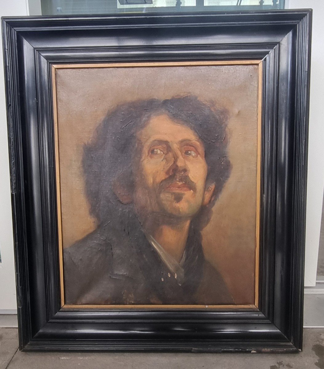 Ritratto di personaggio maschile, Olio su tela, Epoca '800