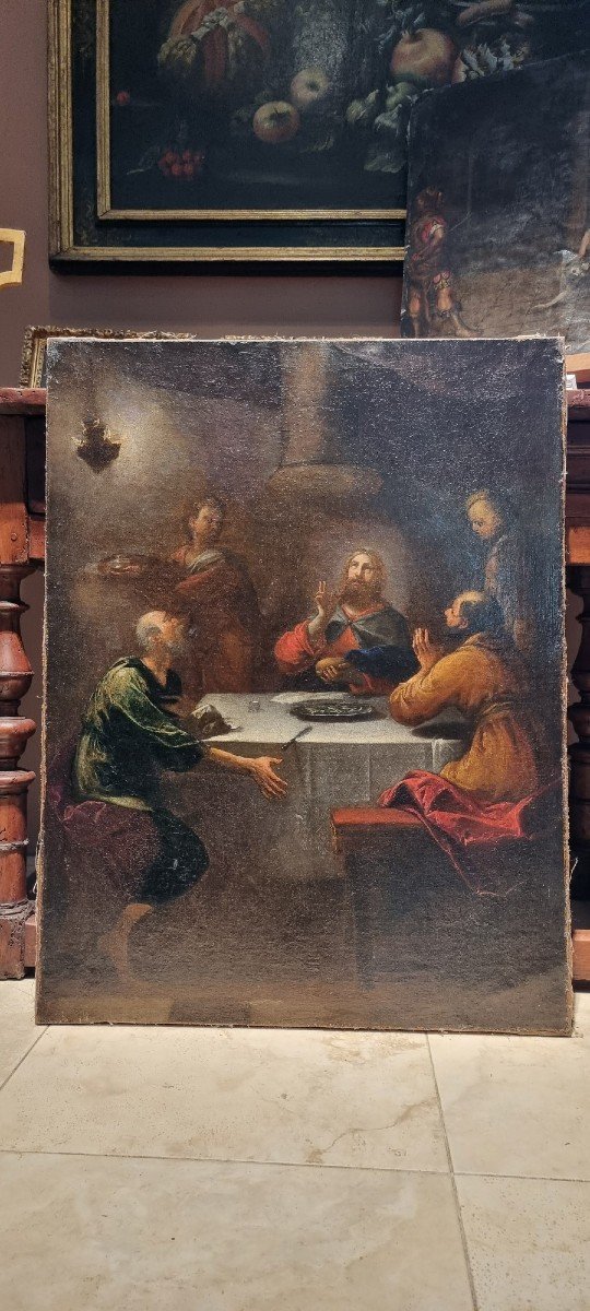 Scena religiosa, Olio su tela, Epoca '600