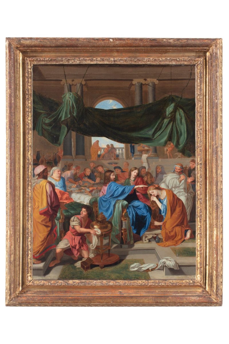 Il Convito dal Fariseo, ambito di Charles Le Brun