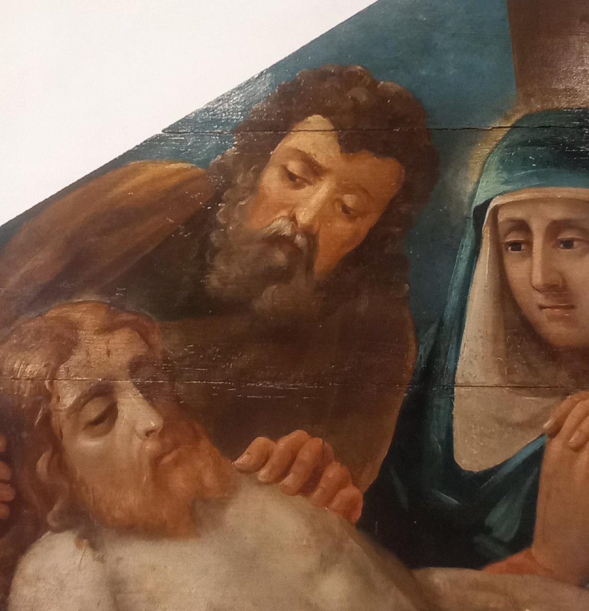 Compianto sul Cristo Morto, olio su tavola-photo-2