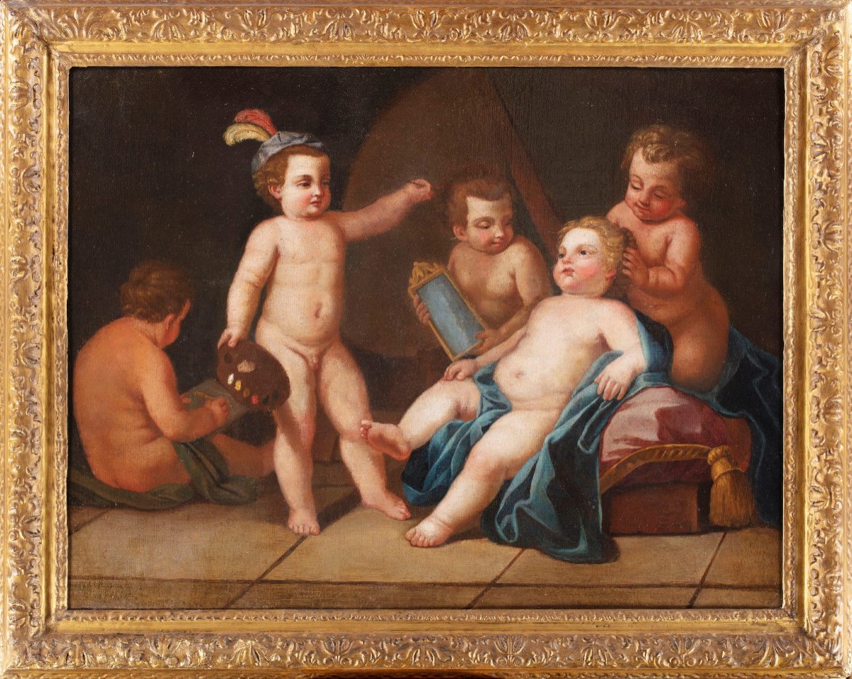 Allegoria della pittura, scuola fiamminga