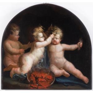 Dipinto con putti