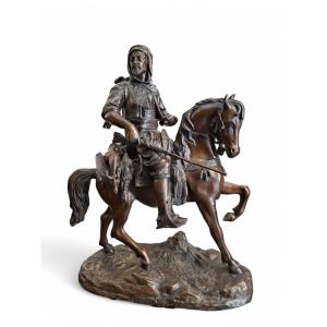 Cacciatore arabo, scultura