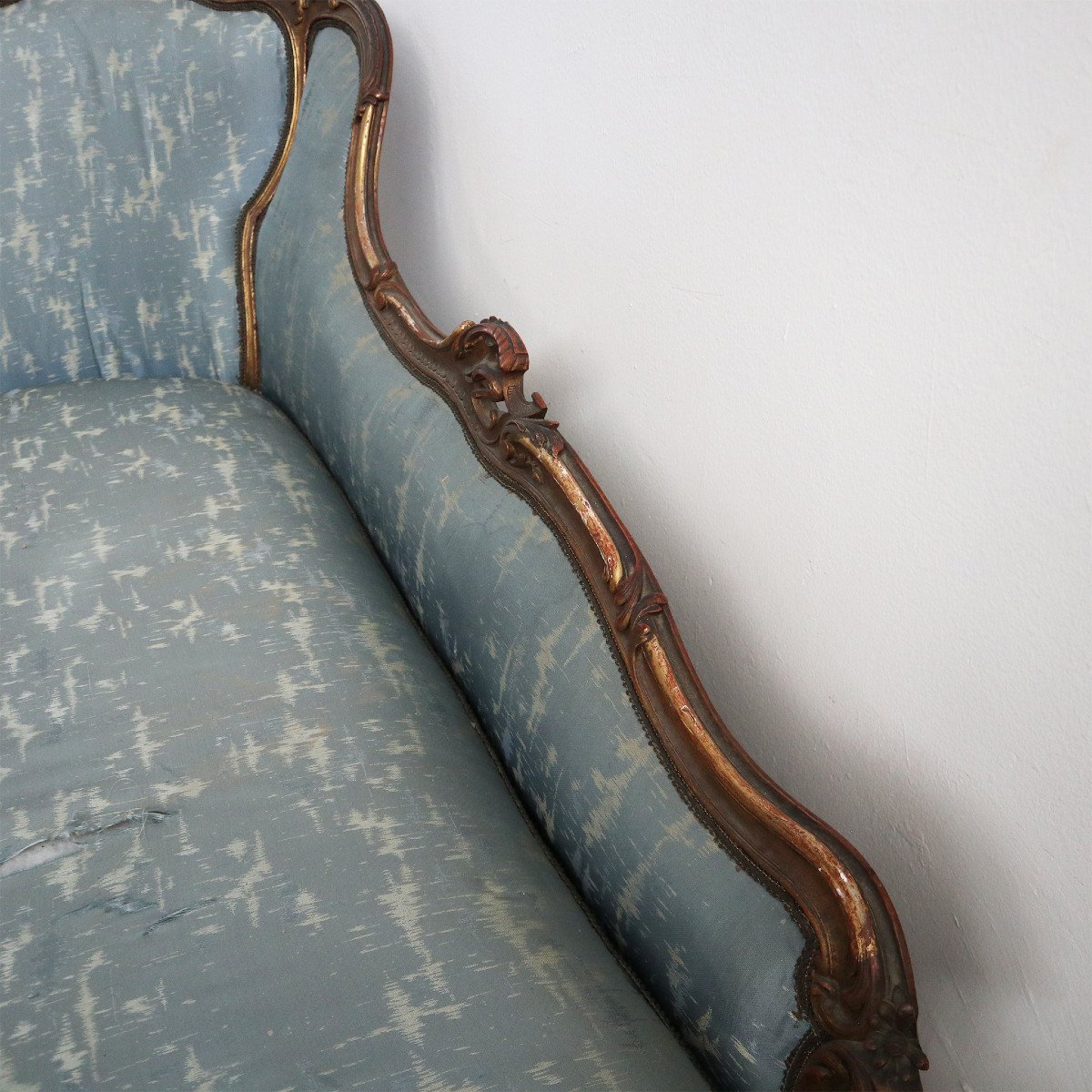 Antica ed elegante Chaise Longue Napoleone III-photo-4