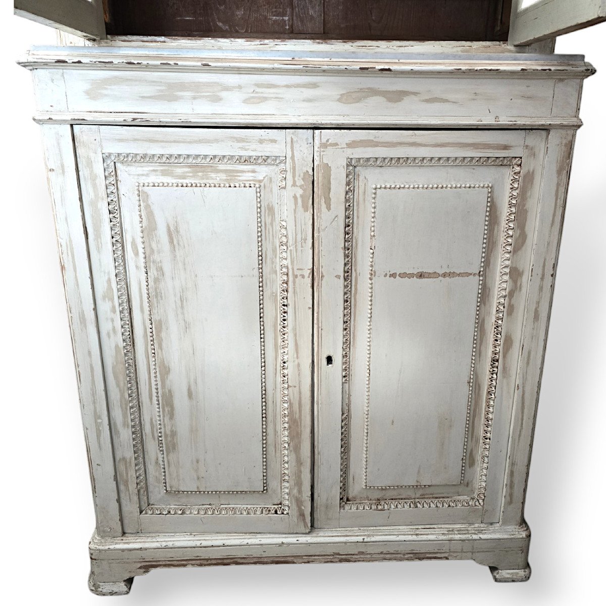  Antica credenza doppio corpo XIX secolo-photo-1