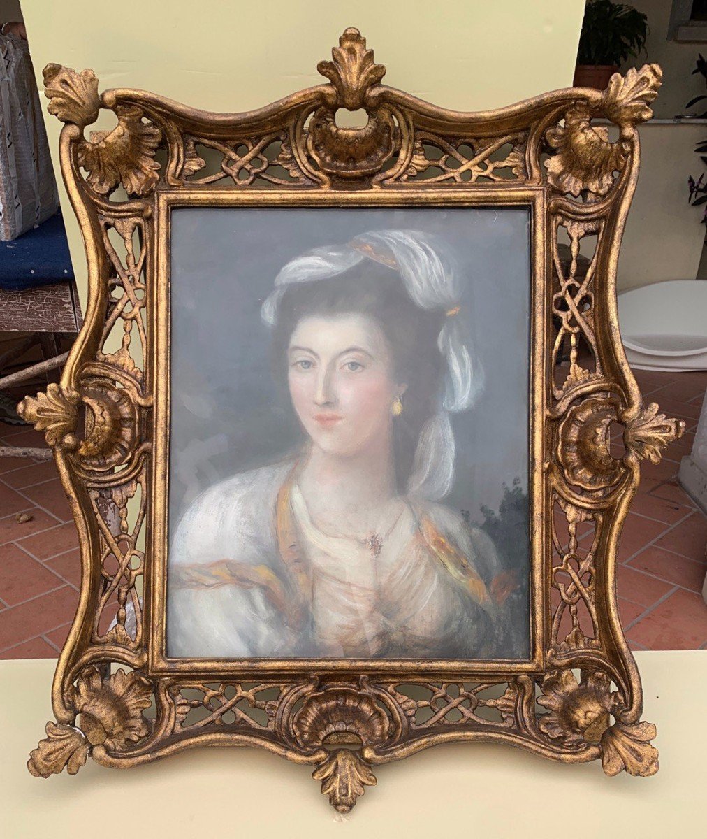 Seguace di Rosalba Carriera (Venezia 1673 - ivi 1757) - Ritratto di dama.-photo-2