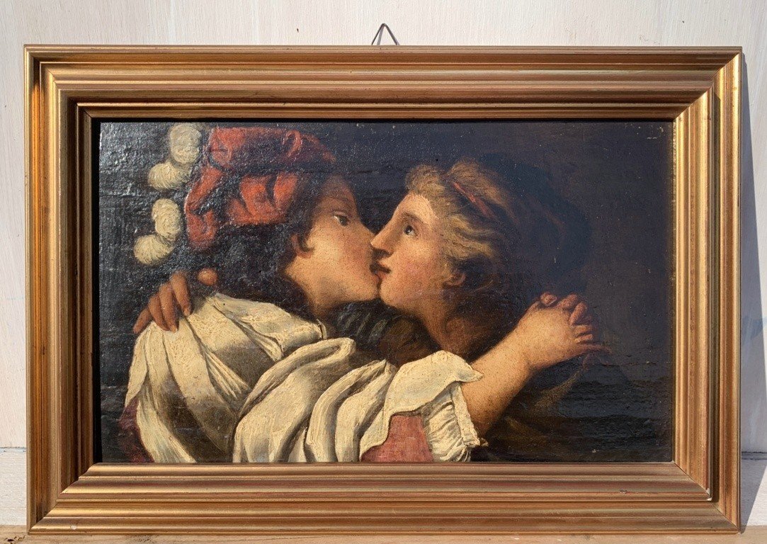 Pietro Muttoni, detto Della Vecchia (Venezia 1603 - Vicenza 1678) - Il bacio.-photo-2