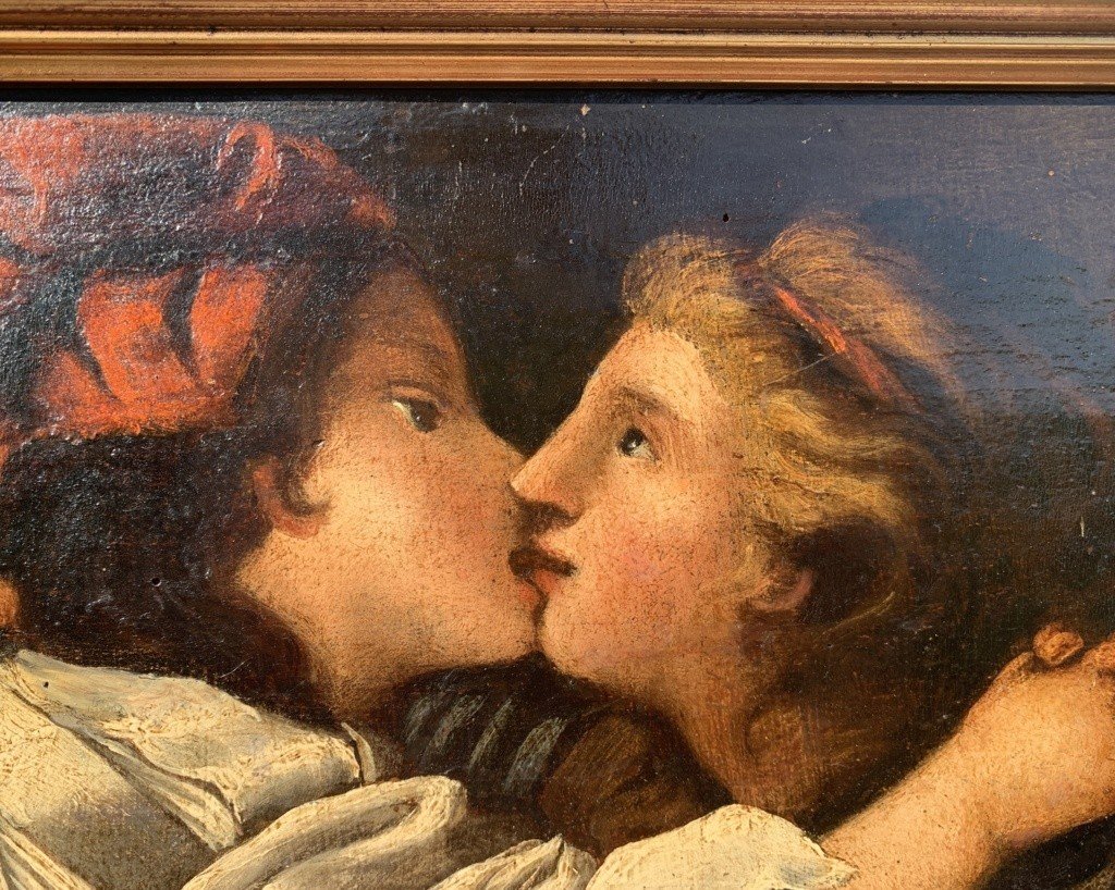 Pietro Muttoni, detto Della Vecchia (Venezia 1603 - Vicenza 1678) - Il bacio.-photo-3