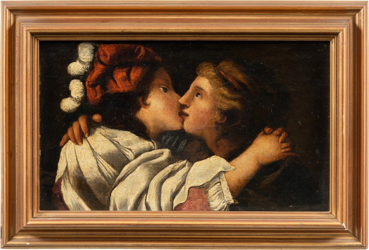 Pietro Muttoni, detto Della Vecchia (Venezia 1603 - Vicenza 1678) - Il bacio.