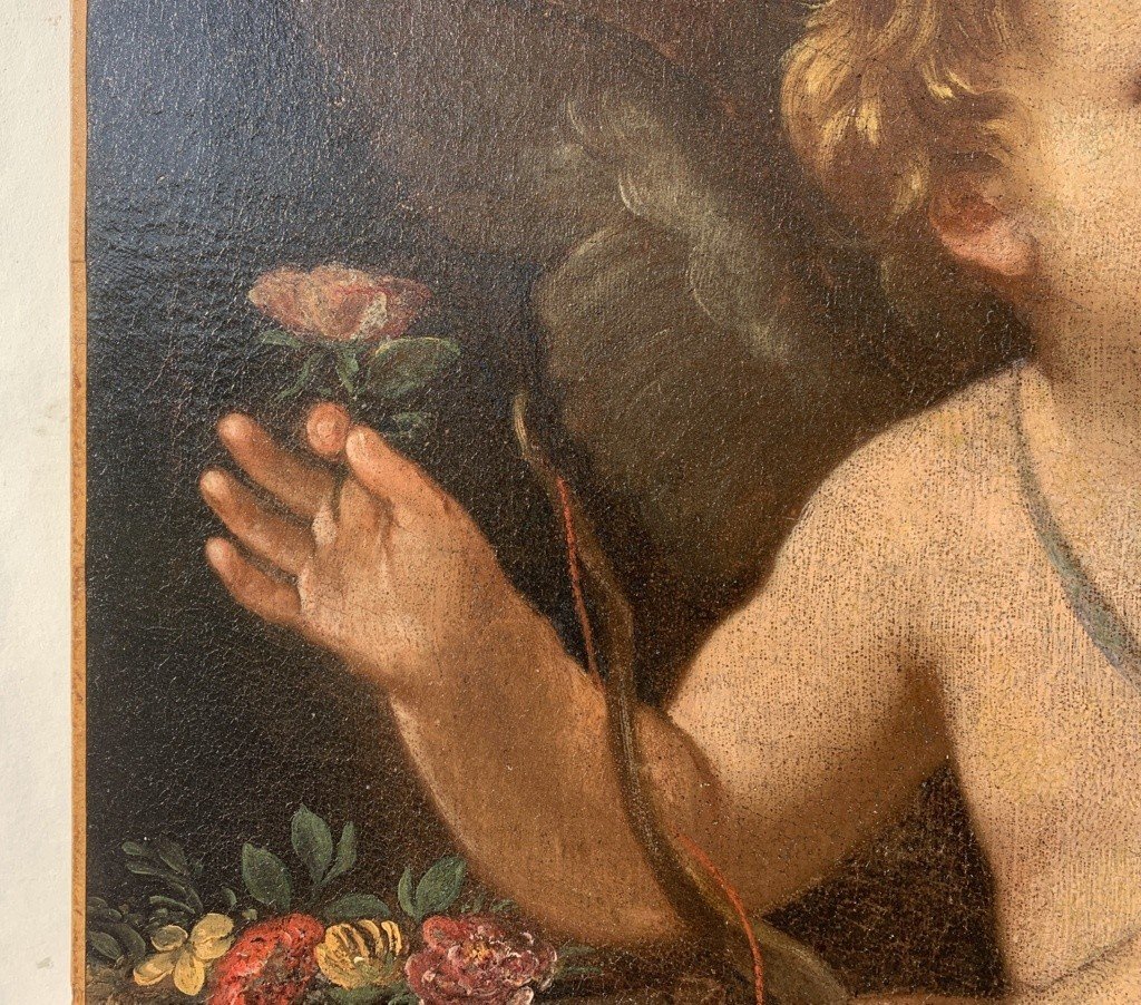 Cerchia di Guido Reni (Bologna 1575 - Bologna 1642) - Cupido.-photo-4