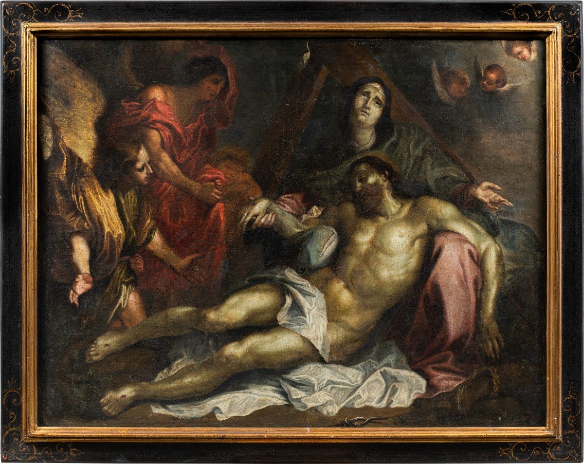 Seguace di Sir Anthony Van Dyck (XVII sec.) - La Deposizione.