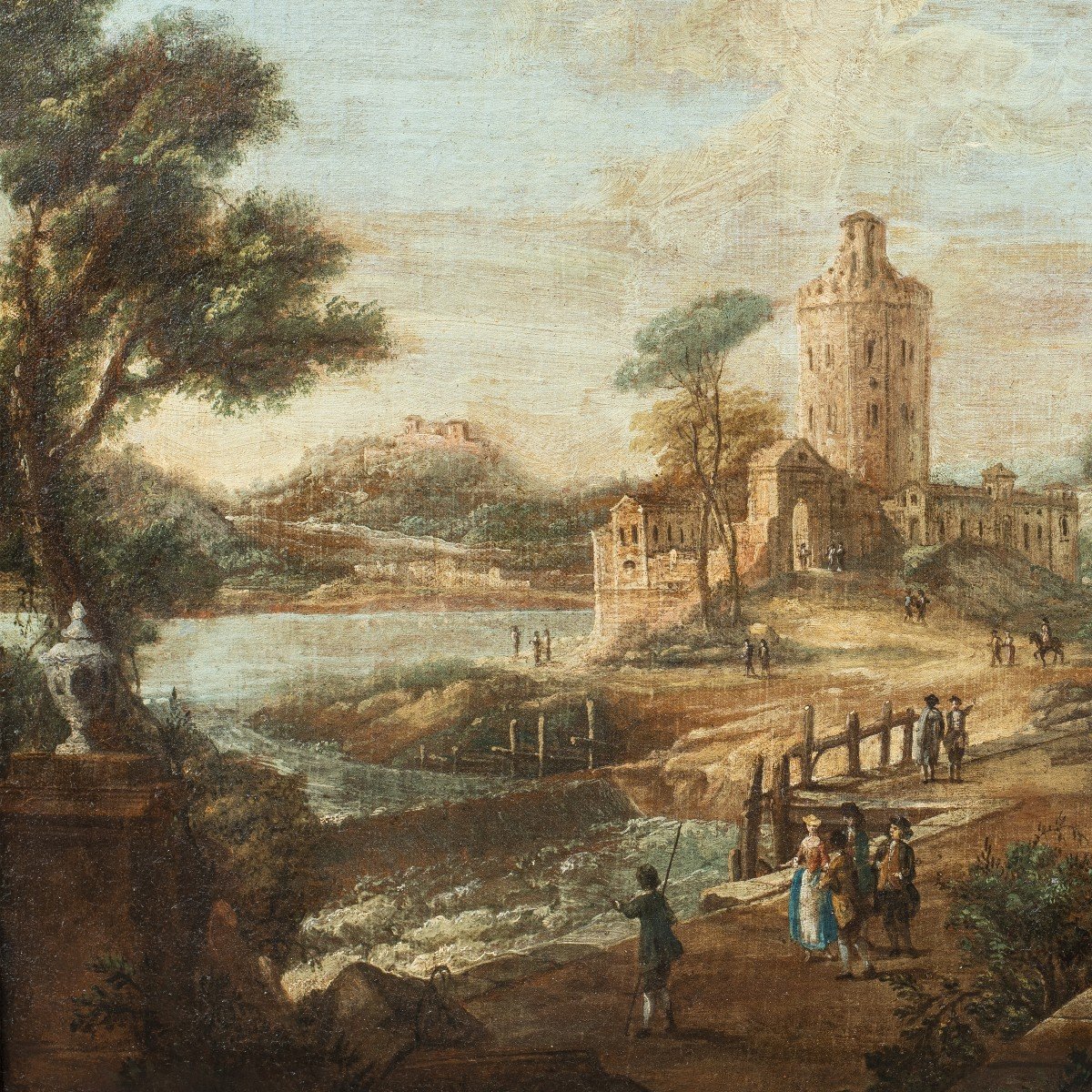 Francesco Battaglioli (Modena 1710 ca. - Venezia post 1796) - Capriccio architettonico.-photo-3