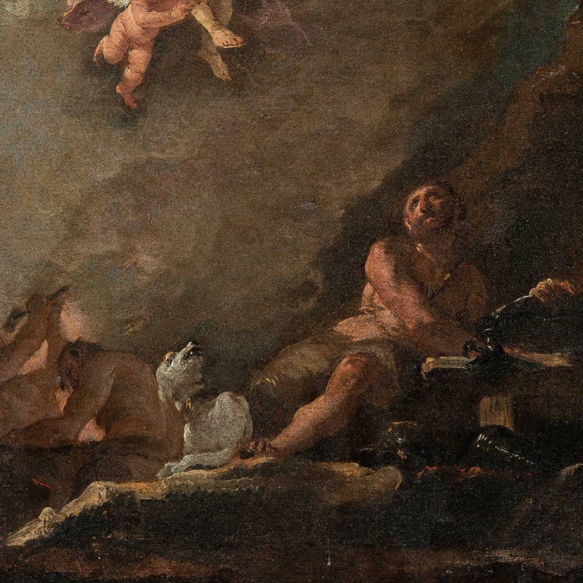 Francesco Fontebasso (Venezia 1707 - Venezia 1769) - Bozzetto per Venere e Vulcano.-photo-3