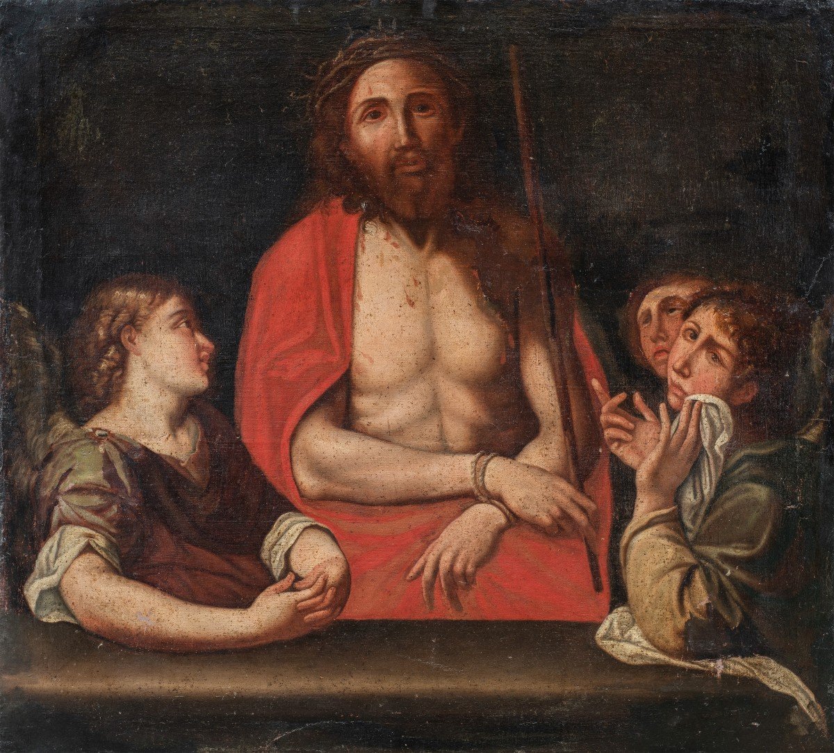 Pittore italiano (XVII sec.) - Ecce Homo.